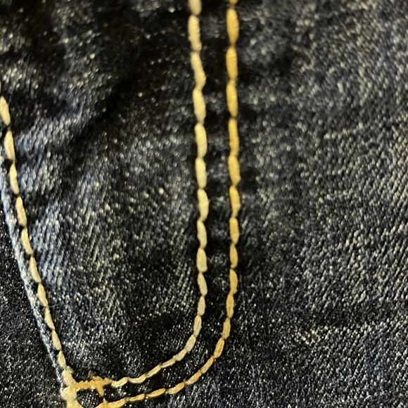 KUT from the Kloth Distressed 5-Pocket Bootcut Double Stitched Jeans- Size 4 - Picture 8 of 16